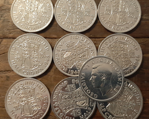 古銭 硬貨 銀貨 外国古銭 　1949 クラウン 古銭 硬貨 銀貨 外国古銭 コイン 1949 クラウン｜Yahoo!フリマ（旧