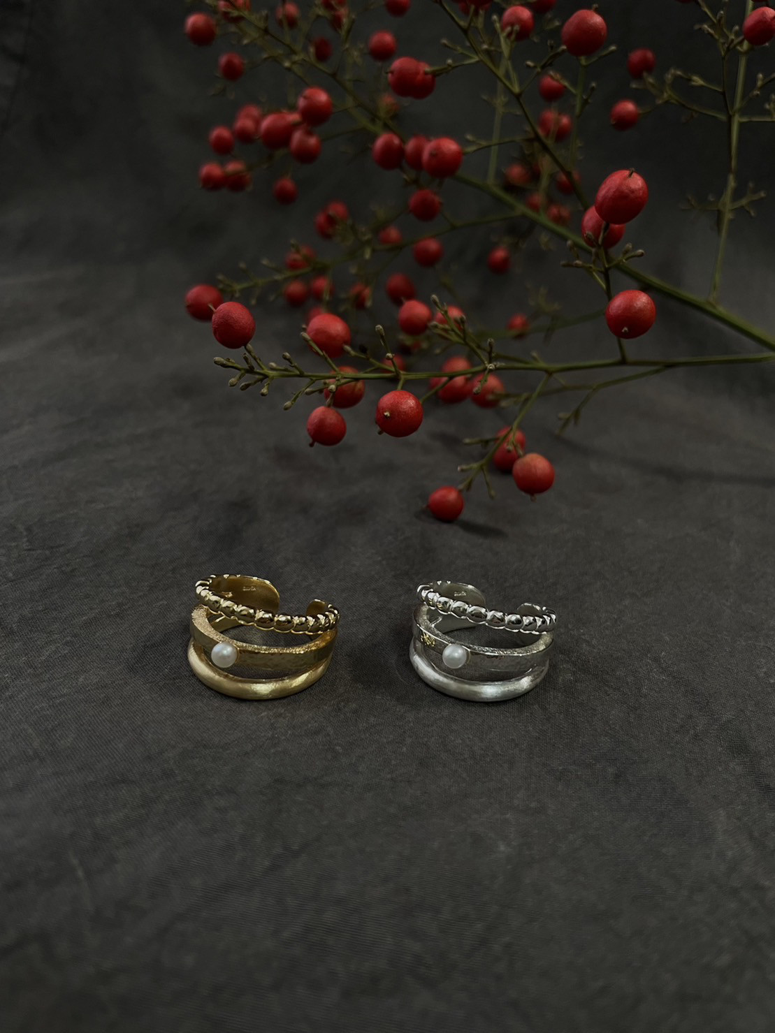 〈Ryutoan〉みっつリング シルバー