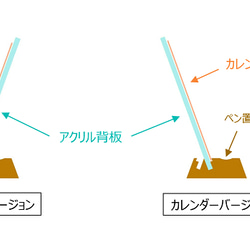 卓上カレンダー　～Twin～ 6枚目の画像