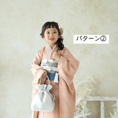 七五三 7歳 女の子 子供 オレンジ 着物 帯 セット 七五三 7歳 女の子 子供 オレンジ 着物 帯 セット 七五三
