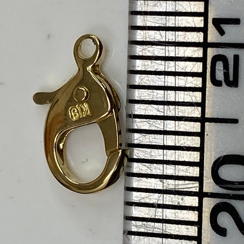 k18YG AU750 18金 クラスプ 金具 パーツ Mサイズ 金具・チェーン よー 