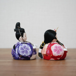 【彩倉の雛人形】kuran -玖蘭-　小さな木目込み人形 7枚目の画像