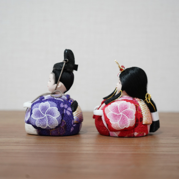 【彩倉の雛人形】kuran -玖蘭-　小さな木目込み人形 8枚目の画像