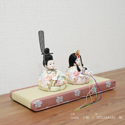 【彩倉の雛人形】towa -十和-　小さな木目込み人形 2枚目の画像