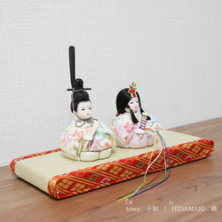 【彩倉の雛人形】towa -十和-　小さな木目込み人形 3枚目の画像