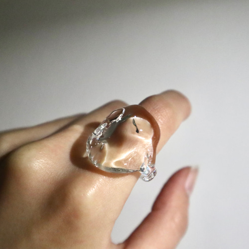 coin- ガラス リング clear glass ring 指輪・リング MATSUKAWA coin- ガラス リング clear glass ring 指輪・リング MATSUKAWA