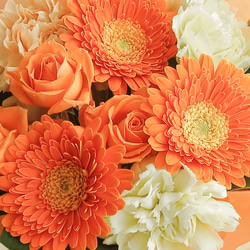 そのまま飾れる花束｜スタンドブーケ「フレッシュオレンジ」※4/25〜5/14は配送指定の対応をしておりません 2枚目の画像