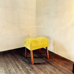 cochon stool ~yellow~ピッグスエード♪ 1枚目の画像