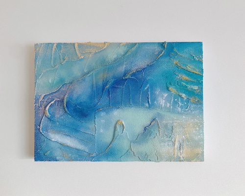 抽象画 30cm x 30cm テクスチャーアート　原画 抽象画 30cm x 30cm テクスチャーアート 原画