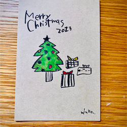 2023年クリスマスと2024年お正月のポストカード（キセツノオタヨリシリーズ） 3枚目の画像
