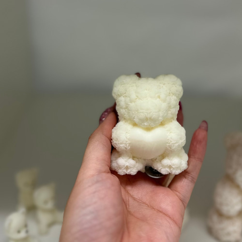 くまさんキャンドル テディベアキャンドル ソイワックスアロマ