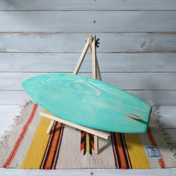 木製サーフボードオブジェ（シングルフィン） 3枚目の画像