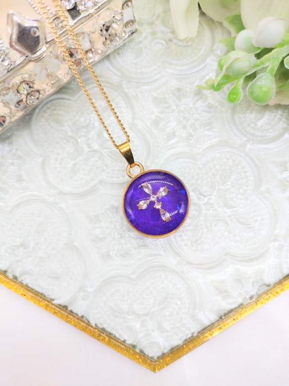 丸いプチネックレス 3枚目の画像