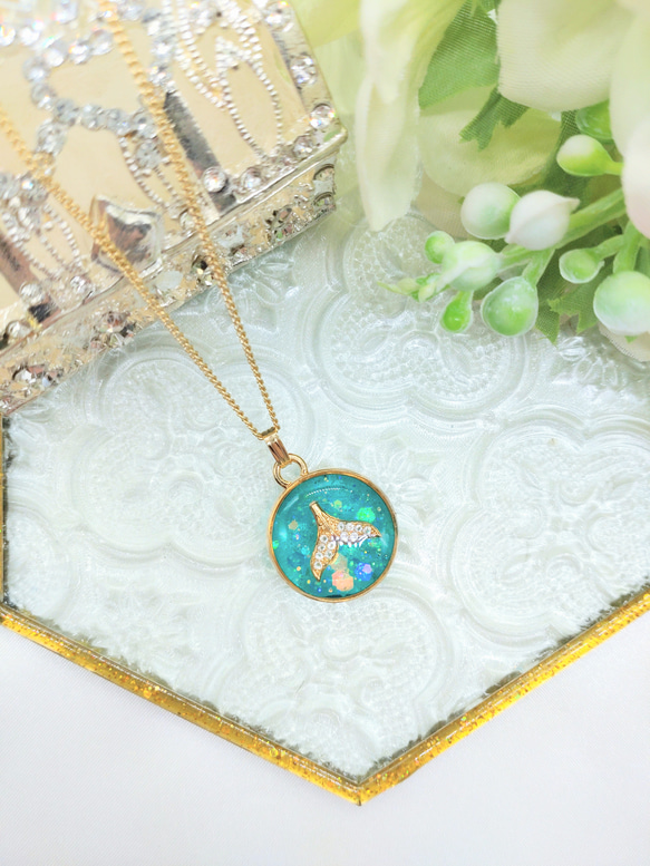 丸いプチネックレス 7枚目の画像