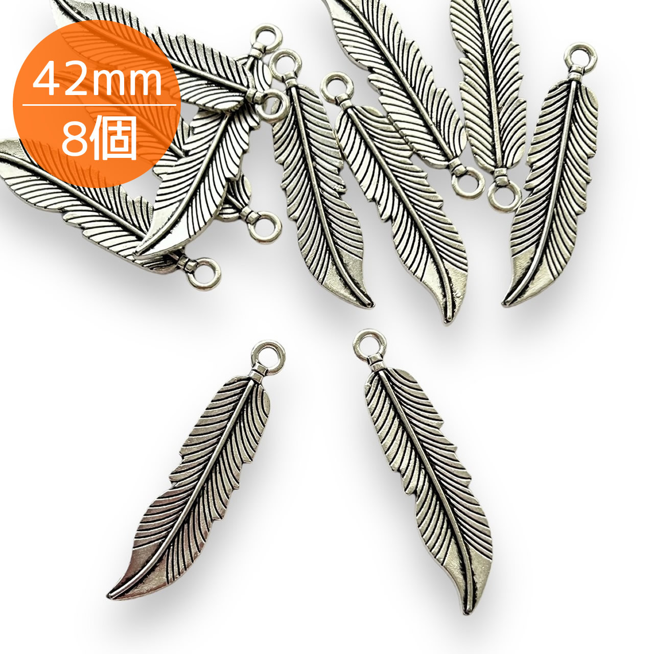 羽根モチーフ ペンダント ゴローズ　シルバー 3個セット　中　小2