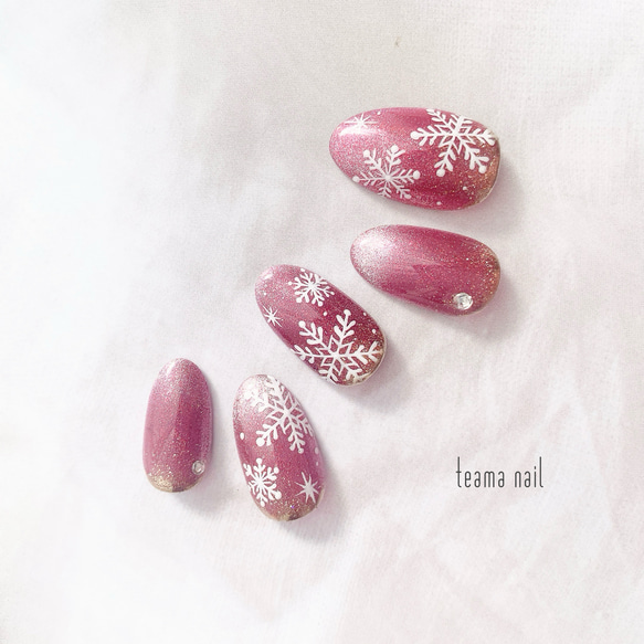 オーダー 現品販売 ネイルチップ　クリスマス 雪 結晶 冬 スノードーム 口コミ・レビューで人気商品を探そう オーダー 現品販売 ネイル