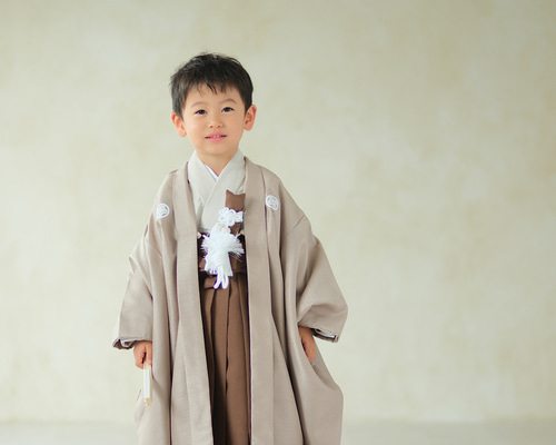 七五三　5歳　男の子　袴セット ブラウン 楽天市場】【レンタル】七五三 5歳 レンタル 753 袴セット 男児 着物