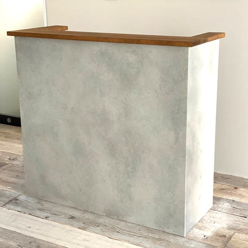 W1000mmコンクリート調！レジカウンター】ネイルサロン 美容室 カフェ