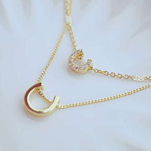 幸運の馬蹄 ネックレス レディース アクセサリー ホースシュー 2