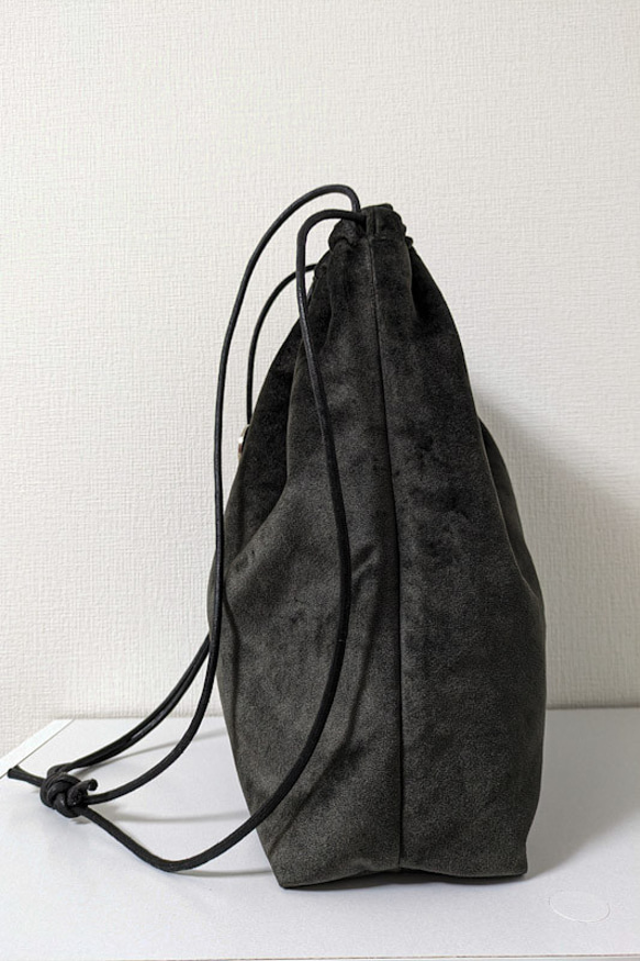 【ビギナークリエイター価格】エスニックなコンチョ付巾着バッグ 4枚目の画像