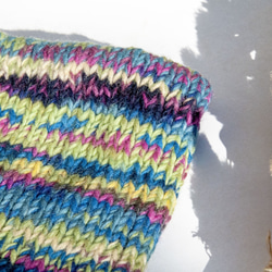 ボヘミアン メリノ クリスマス ギフト交換 友人の誕生日プレゼント 母の日 手編みウール スカーフ/ニット スカーフ/かぎ針編み 6枚目の画像