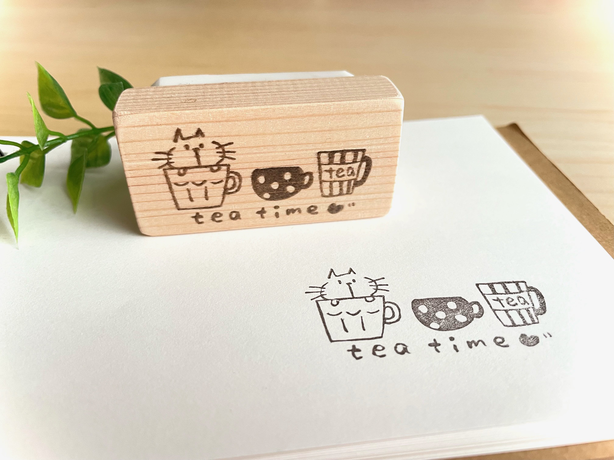 消しゴムはんこ☆吹き出しワンちゃん