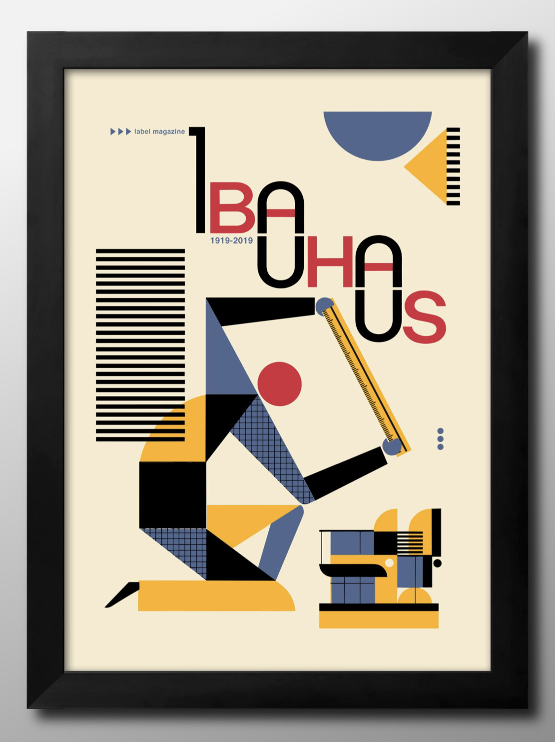 14337□アートポスター 絵画 A3サイズ『バウハウス BAUHAUS