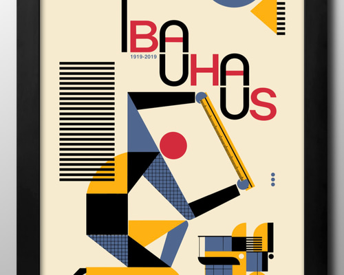 アートポスター バウハウスでのスポーツ写真 Running Bauhaus – Official Bauhaus Japan