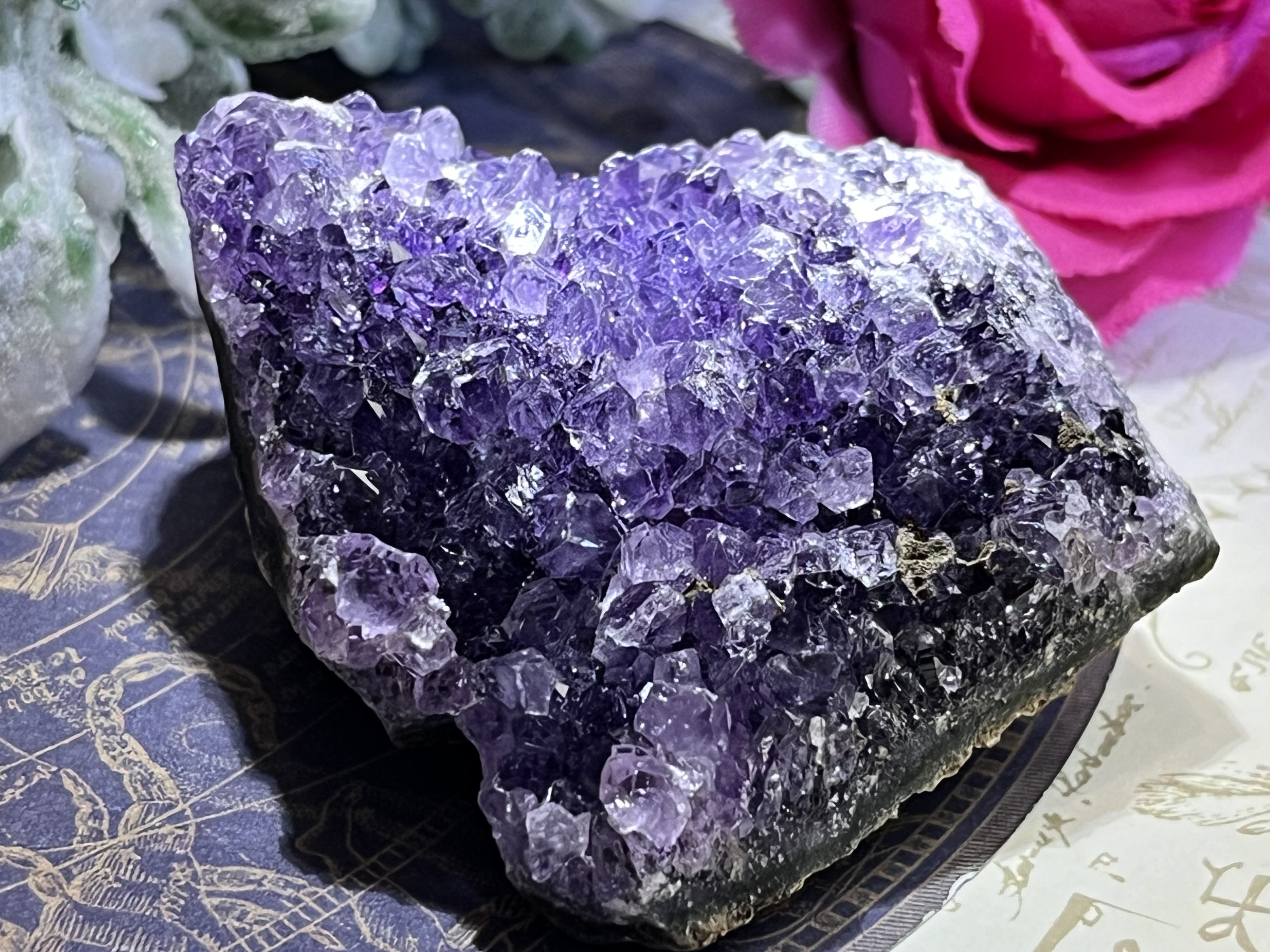 ギャラクシー☪︎⋆˚ ブラックアメジスト クラスター 原石 ラフストーン ギャラクシー☪︎⋆˚ ブラックアメジスト クラスター 原石 ラフ