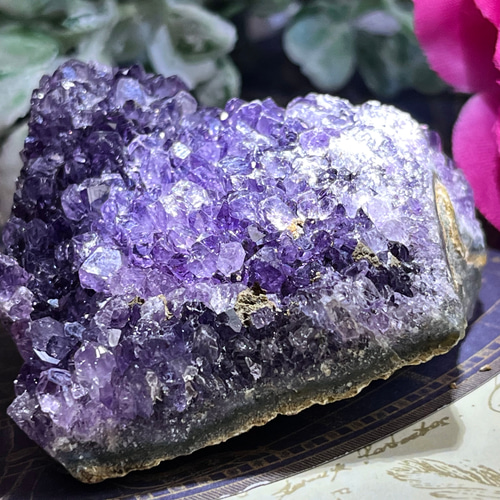 ギャラクシー☪︎⋆˚ ブラックアメジスト クラスター 原石 ラフ