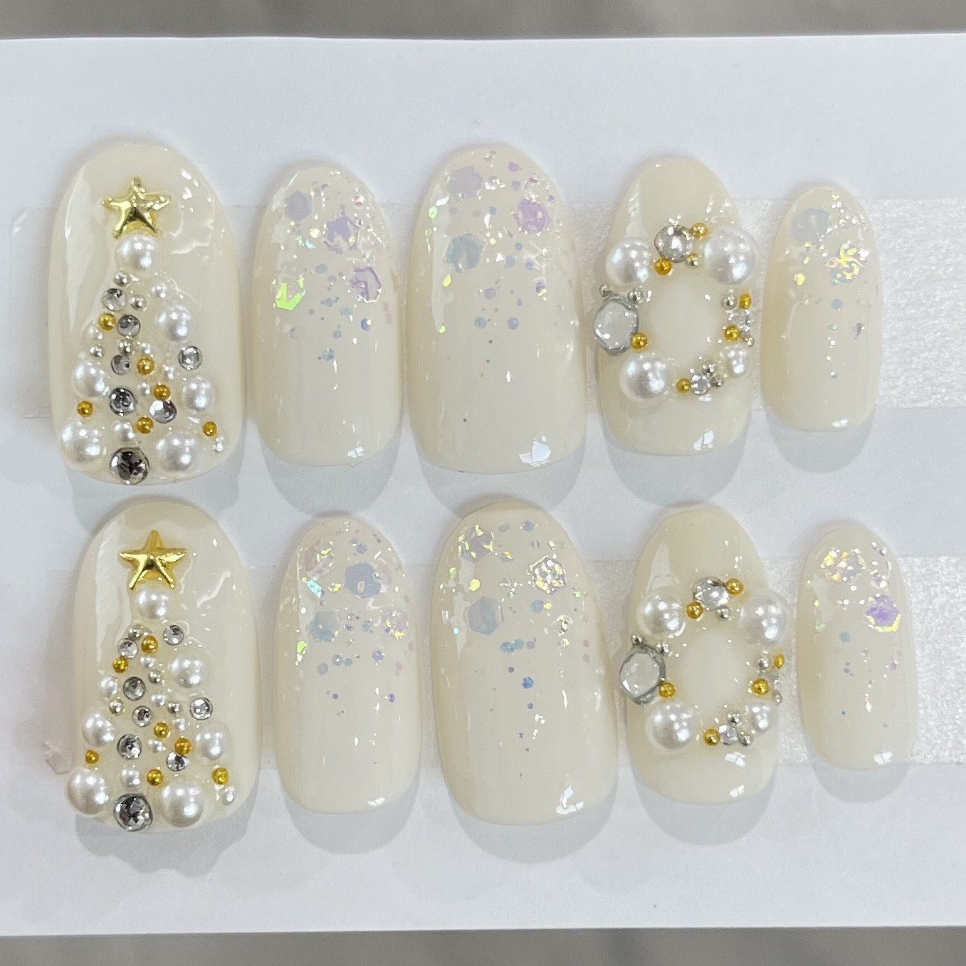 リース、ネイルチップ