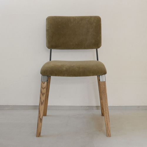 送料無料／[U.S Chair]ダイニングチェア ワークチェア コーデュロイ