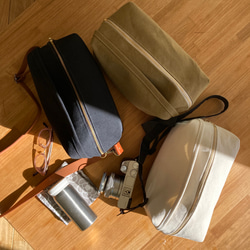 おすすめ 帆布「富士金梅」のhacoサコッシュL 15枚目の画像