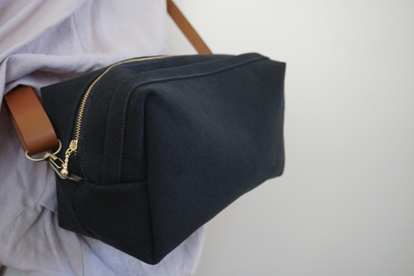 おすすめ 帆布「富士金梅」のhacoサコッシュL 5枚目の画像