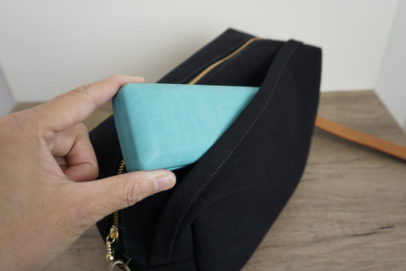 おすすめ 帆布「富士金梅」のhacoサコッシュL 6枚目の画像