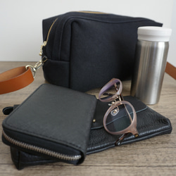 おすすめ 帆布「富士金梅」のhacoサコッシュL 8枚目の画像