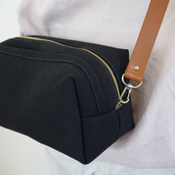 おすすめ 帆布「富士金梅」のhacoサコッシュL 4枚目の画像