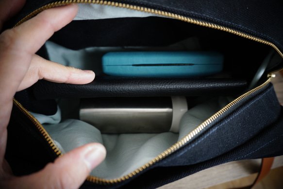 おすすめ 帆布「富士金梅」のhacoサコッシュL 7枚目の画像