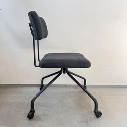 ＼送料無料／[Desk Work Chair]ダイニングレザーチェア リビング ヴィンテージ 勉強椅子 -46_l- 4枚目の画像