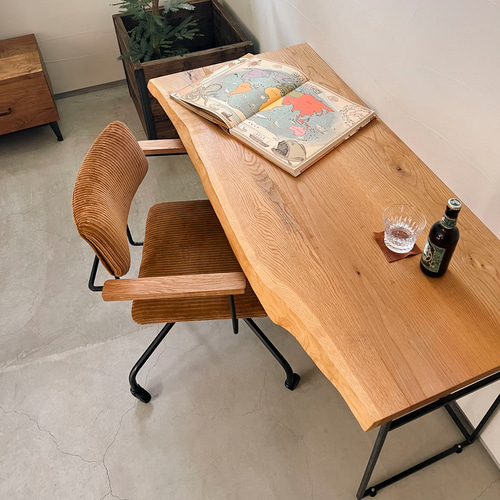 送料無料／[Desk Work Arm Chair]ワークチェア ダイニングチェア
