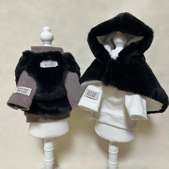 ♡無料オーダーメイド♡【Fur  Vest】ドッグウェア/ペットウェア/犬服/ペット服 10枚目の画像