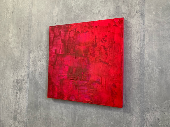 アートパネル クリムゾンレッド 現代アート 抽象画 ウォール アートパネル クリムゾンレッド 現代アート 抽象画 ウォール