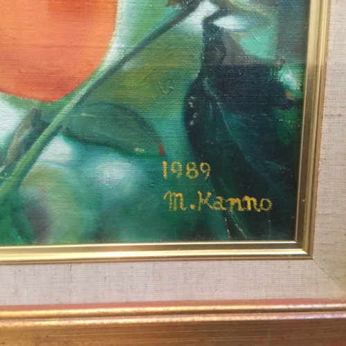 絵画（要本文参照) 長谷川画廊i.ペローシア展 展示中 F4号スーパーリアリズム絵画