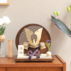 KOTO×悠雅コラボ兜（5COGB-0811）金大鍬｜コンパクトな五月人形｜節句