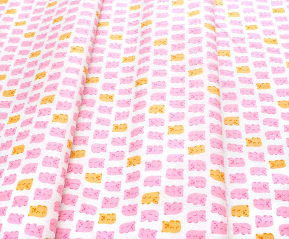 カットクロス Ruby Star Society / Sugar Cone Gummy Bears Pink 4枚目の画像