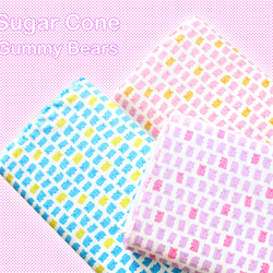 カットクロス Ruby Star Society / Sugar Cone Gummy Bears Pink 7枚目の画像