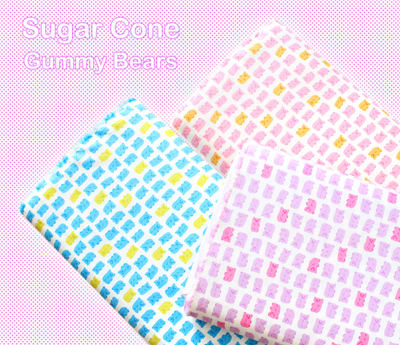 カットクロス Ruby Star Society / Sugar Cone Gummy Bears Pink 7枚目の画像