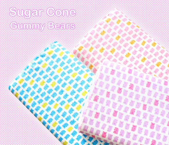カットクロス Ruby Star Society / Sugar Cone Gummy Bears Light Blue 7枚目の画像