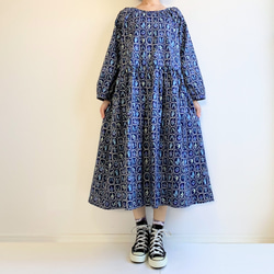 送料無料【新春福袋2024】ウールコートとワンピースセット＊フリーサイズ＊北欧　猫　花柄 14枚目の画像