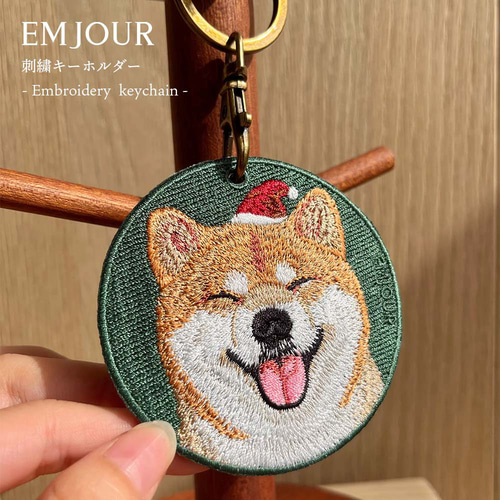 秋鮭様 リクエスト 10点 ハンドメイド　刺繍　柴犬　キーホルダー　ポーチ 専用 ハンドメイド 刺繍 コーギー キーホルダー ミニリュック型ポーチ